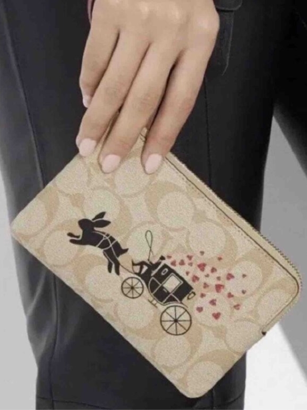 Coach Lunar RABBIT New Year LIMITED EDITION Wristlet NWT